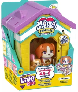 Little Live Pets – Mama Surprise! Families - Domek ze szczeniaczkami - Beagle 26660 