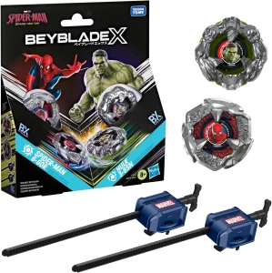 Beyblade X  – Zestaw startowy Spider-Man 6-60R vs Hulk 3-85N - G0278 G3064