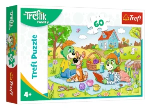 Trefl - Puzzle 60el. - Przygody Treflików 17394