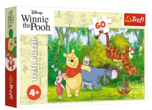 Trefl - Puzzle 60el. -Kubuś Puchatek Smaczny miodek 17411 