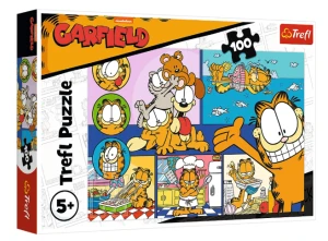 Trefl – Puzzle 100 el. - Leniwy Garfield 16521