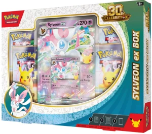 Pokemon TCG Karty Pokemon 30-lecie 30th Celebration - Ex Box: Sylveon Ex 47096