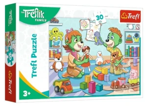 Trefl - Puzzle 30 el. - Radosna Rodzina Treflików 18303