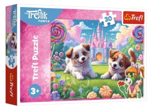 Trefl - Puzzle 30 el. - Świat pełen uśmiechu 18319