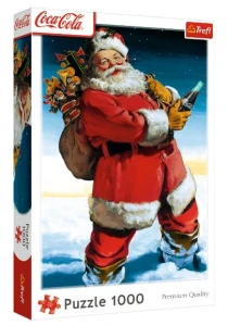 Trefl - Puzzle 1000 el. - XMAS Mikołaj na śniegu 10923