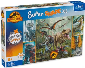 Trefl - Puzzle 160 el. XL Super Shape – Dinozaury 500264
