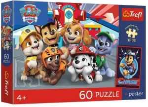 Trefl - Puzzle 60 el. - Psie popołudnie 17432 