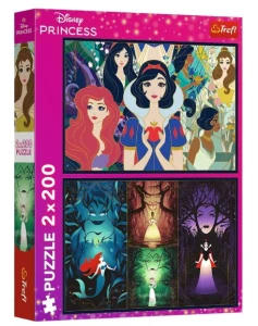 Trefl - Puzzle 2 x 200 el. - Czarujące księżniczki 13317