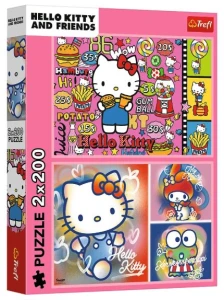 Trefl - Puzzle 2 x 200 el. - Hello Kitty i przyjaciele 13336
