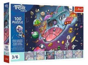 Trefl – Puzzle 100 el. – Gonduś w rakiecie 16543