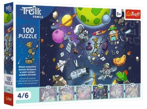 Trefl – Puzzle 100 el. – Robobot w kosmosie 16544