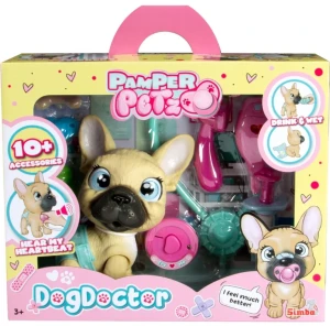 Pamper Petz - Zestaw Weterynarza z pieskiem z pieluszkowego gangu 595-0056