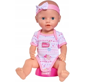 New Born Baby Lalka Bobas z akcesoriami 43 cm - 9005 