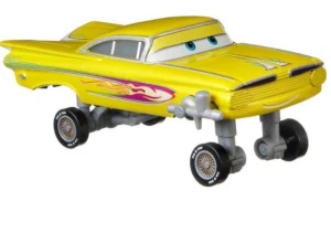 Auta Cars - Samochodzik żółty hydrauliczny Roman - GCB96