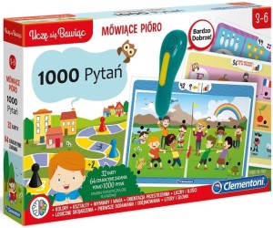 Clementoni - Mówiące Pióro - 1000 pytań - 50653