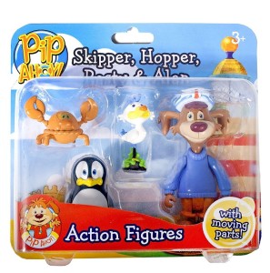 Pip Ahoy! – Zestaw 4 figurek: Skipper, Hopper, Pasty i Alan – 10206