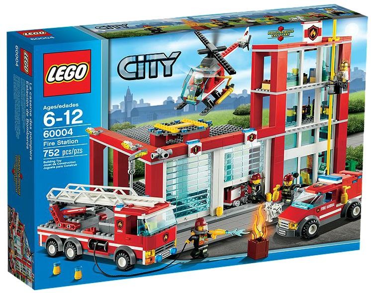 Lego City 60004 Duża Remiza Strażacka