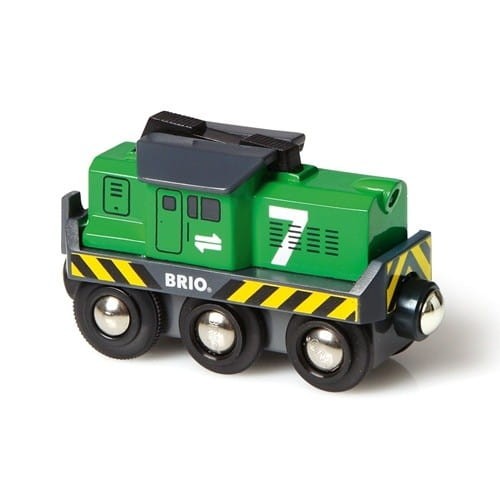 BRIO Lokomotywa na Baterię do kolejek drewnianych 33214