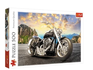 Trefl – Puzzle 500 elementów – Czarny motocykl – 37384