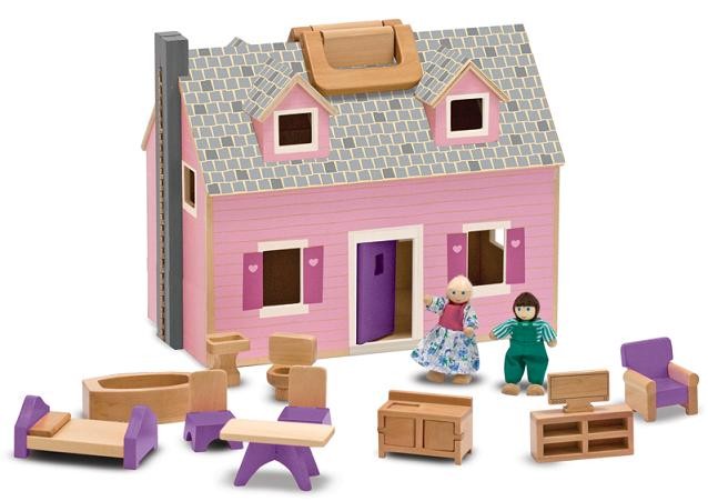 Melissa &amp;; Doug Drewniany domek dla lalek 13701