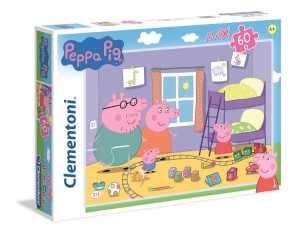 Clementoni – Puzzle Supercolor Maxi 60 elementów – Świnka Peppa – 26438
