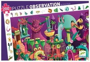 DJECO - Puzzle obserwacyjne 200 el. - W grze video 07560