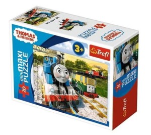 Trefl – Puzzle Mini Maxi – 20 elementów – Tomek i Filip - 21074