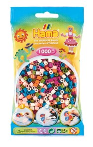 Koraliki HAMA MIDI 1000 Koralików 207-58 mix kolorów nr 58