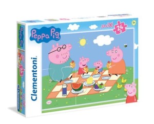 Clementoni – Puzzle Supercolor Maxi 24 elementy – Świnka Peppa – 24028