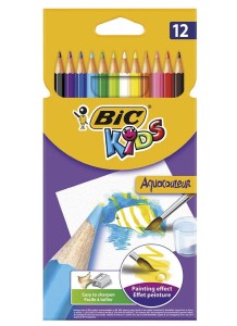 BIC – Kredki akwarelowe Kids Aquacouleur – 12 kolorów – 00280