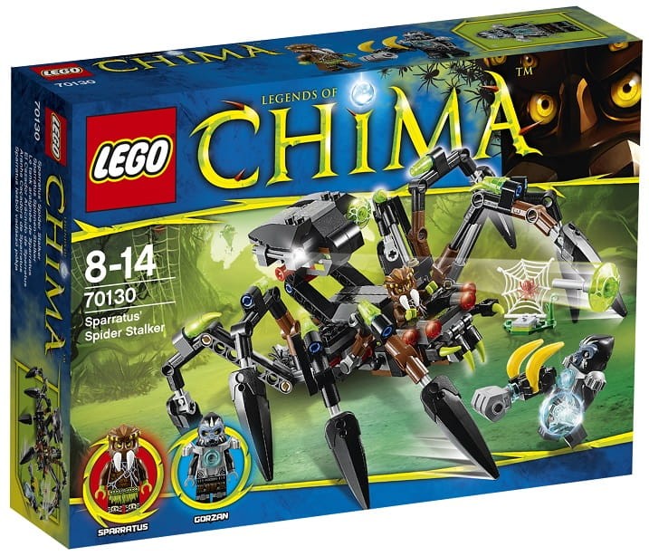 Klocki LEGO Chima 70130 Pajęczy Ścigacz Sparratusa
