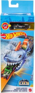 Hot Wheels – Wyrzutnia z rekinem + autko GVF43