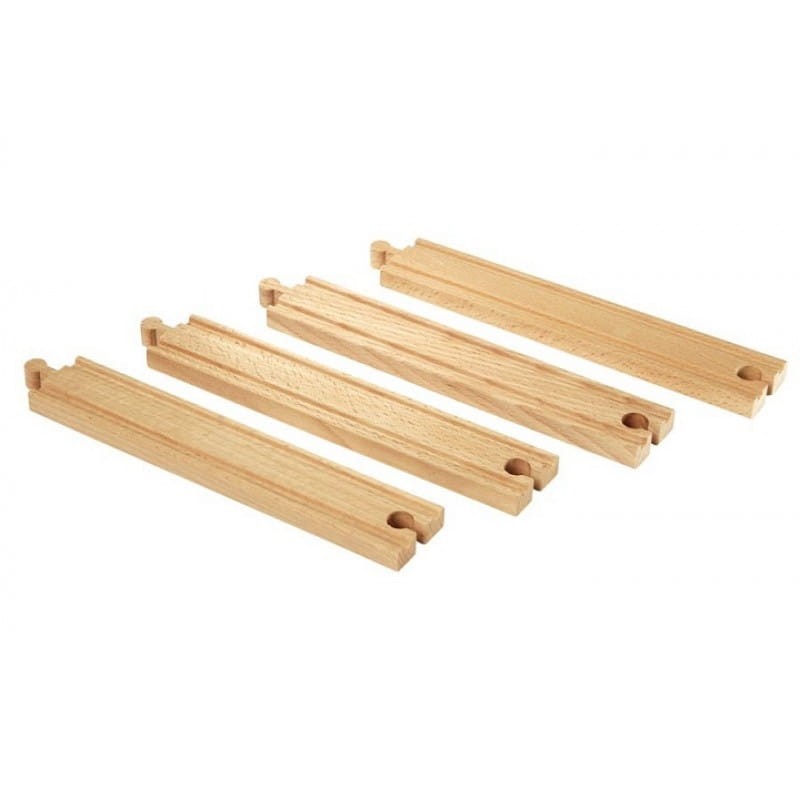 BRIO Zestaw 4 Torów Prostych 33341