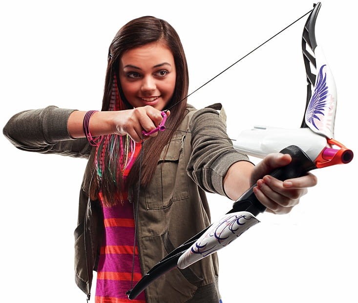 NERF Rebelle Łuk Różowy A4738