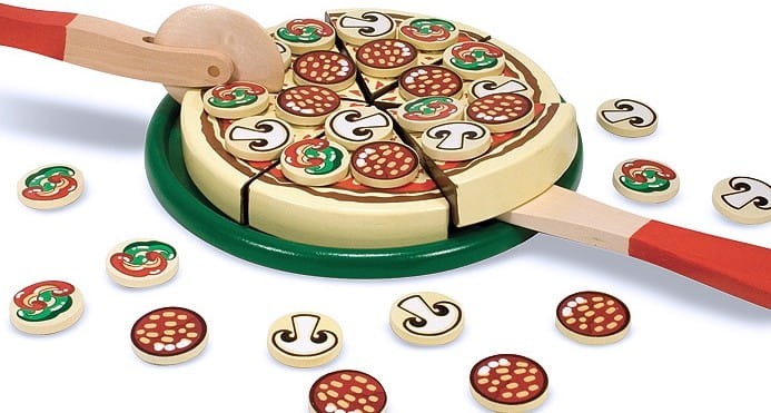 Melissa &amp;; Doug Drewniana Pizza do Krojenia 0167