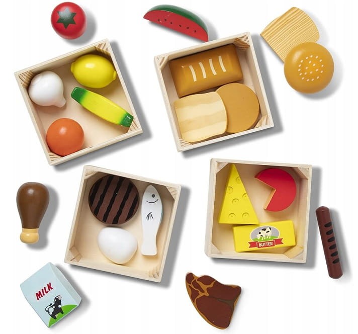 Melissa &amp;; Doug - Drewniane produkty spożywcze 0271