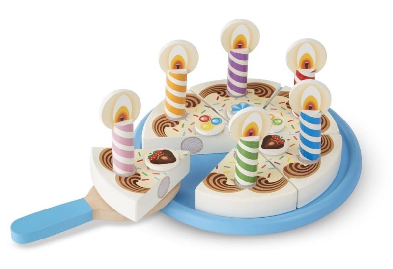 Melissa &amp;; Doug Drewniany Tort Urodzinowy Do Krojenia 10511