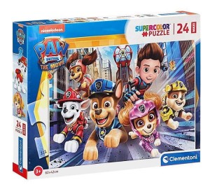 CLEMENTONI - Układanka - Puzzle Maxi - 24 Elementy - SuperColor - PSI PATROL - 24222