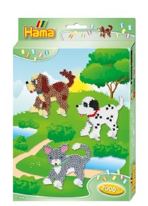 HAMA MIDI 3449 Zestaw koralików – Pieski i kotki