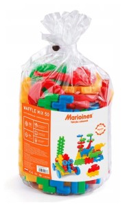 Marioinex – Klocki wafle – Zestaw 50 el. w worku 90037