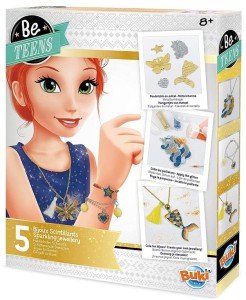 BUKI – Zestaw do robienia biżuterii z brokatem BE117