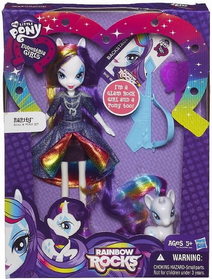 My Little Pony A6776 Equestria Girls Rock - Rarity z kucykiem