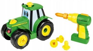 Tomy – Traktor John Deere z narzędziami 46655