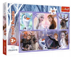 Trefl – Puzzle Maxi 24 elementy – Kraina Lodu II Frozen – 14345