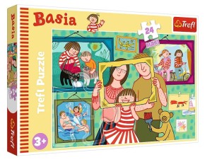 Trefl - Puzzle Maxi 24 elementy - Basia i jej dzień - 14347