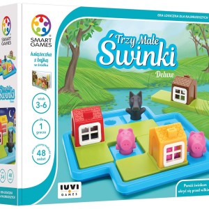 Smart Games - Gra Logiczna - 0164 Trzy Małe Świnki