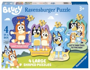 Ravensburger – Duże puzzle Bluey 4w1 031320