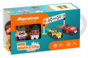 Marioinex - Klocki Waffle - Zestaw Wyścig 80 elementów - 90317