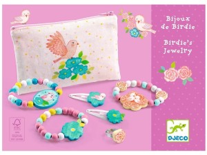 DJECO 05561 Zestaw biżuterii w saszetce – Ptaszek