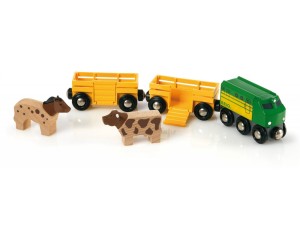 BRIO Pociąg z Farmy 2 Wagony 33404